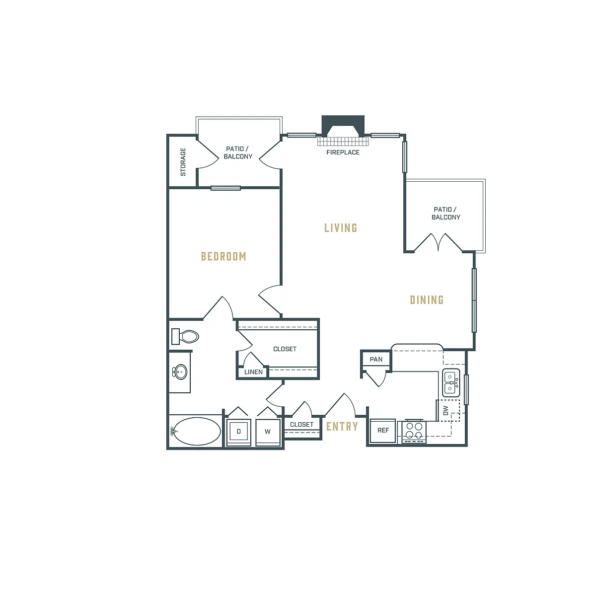 Floor plan A2-FR