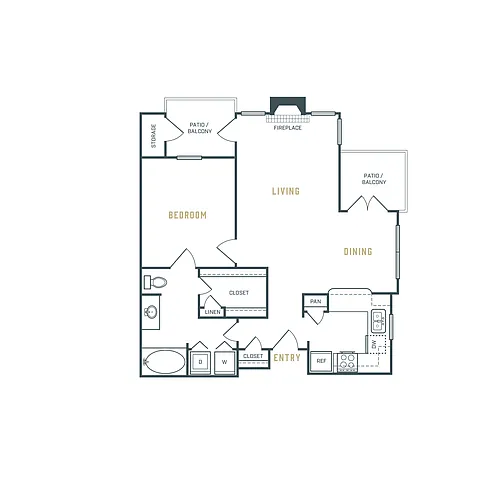 Floor plan A2-FR