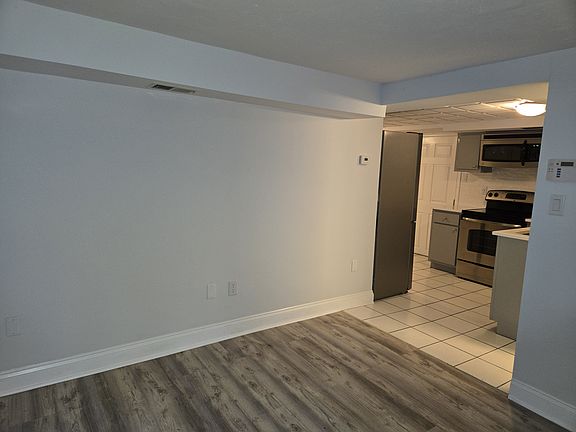 Living Room merging into Kitchen