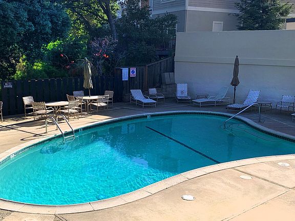 Private relaxing pool area