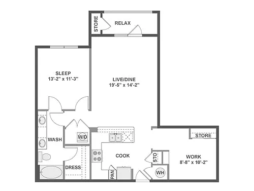 Floor plan B4a