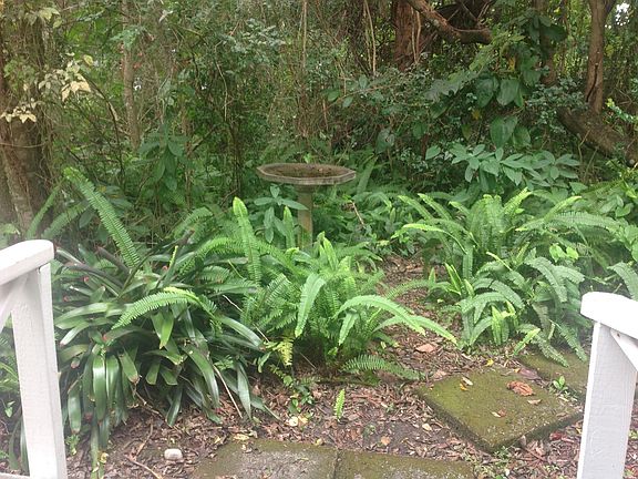 Private garden area