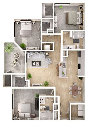 Floor plan C1-LC