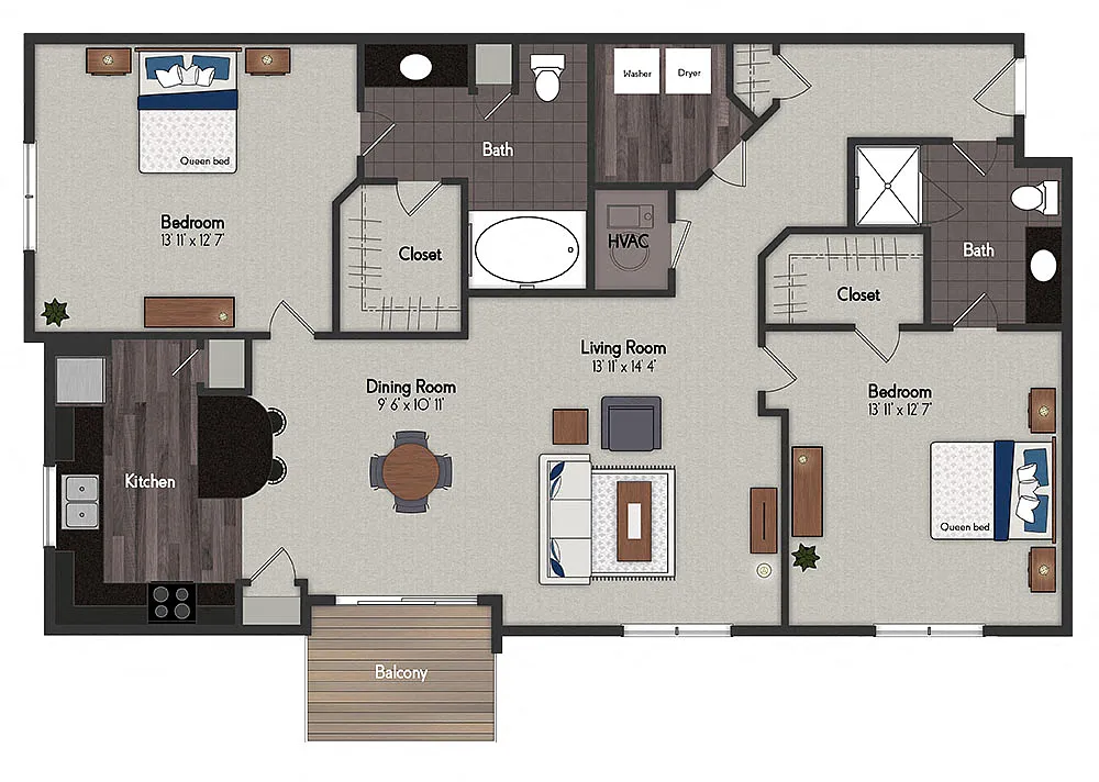 Floor plan Russell