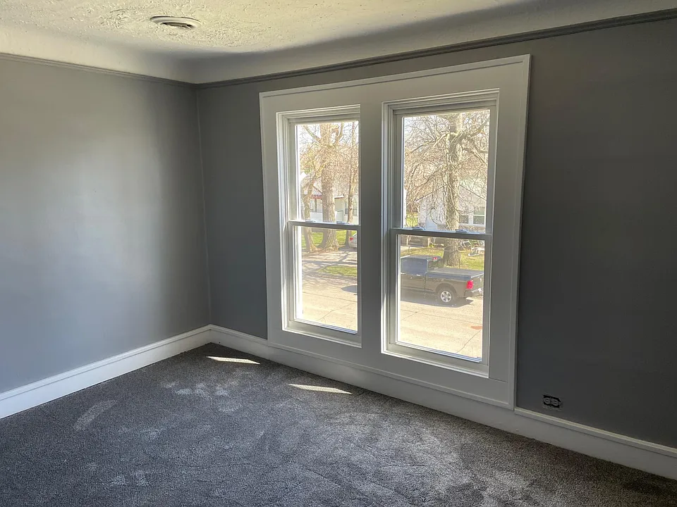 Living room Windows facing W Jarvis Ave