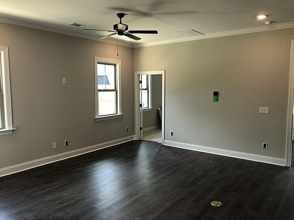 Living room, facing the master bedroom.