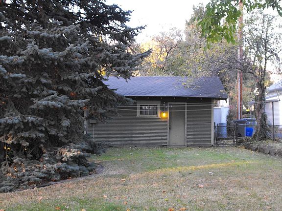 Ext. - looking N at garage from SE corner of lot