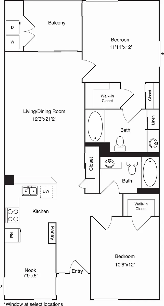Floor plan E-The Crown