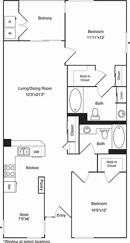 Floor plan E-The Crown
