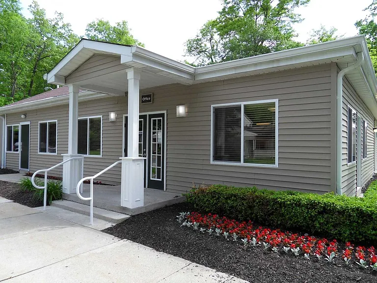 Leasing office building exterior