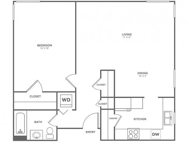 Floor plan Tatoosh-Restored