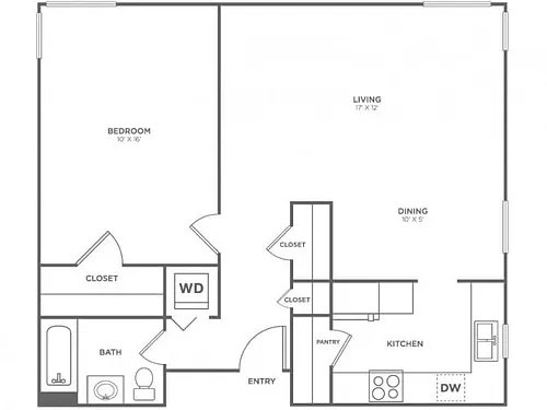 Floor plan Tatoosh-Restored
