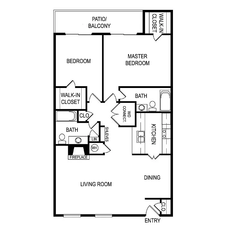 Floor plan Q