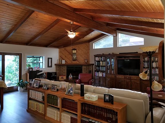 Great room with fireplace