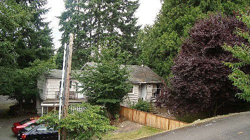 Front view of house from drive.