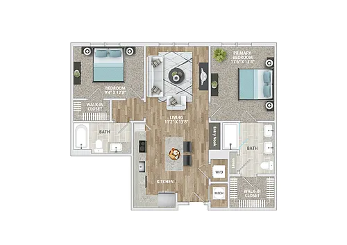 Floor plan The Roxy