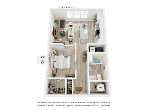 Floor plan The Studio