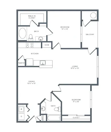 Floor plan 78-B02R
