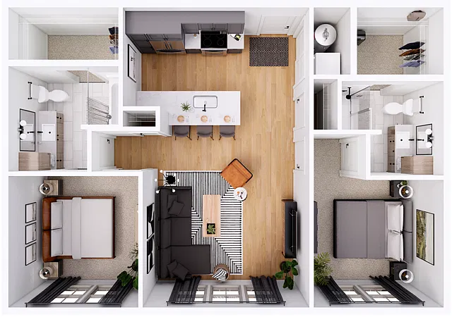 Floor plan The Sage-2D-ADA
