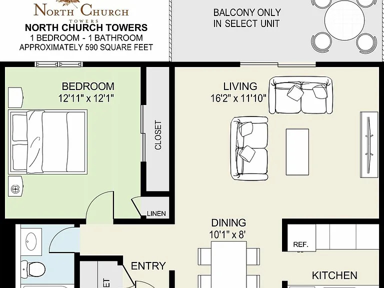 North Church Towers Apartments — Photo 23