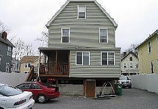 Rear of home w/off street parking