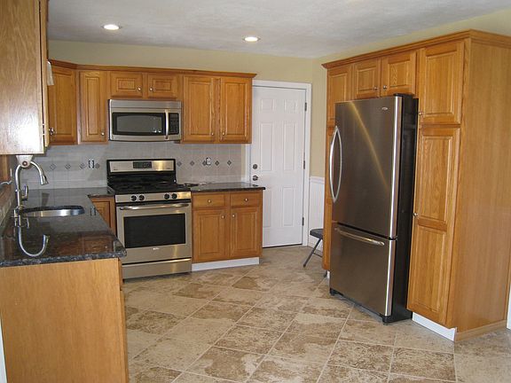 Kitchen with granite