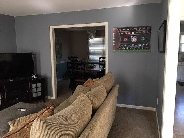 formal living and dining rooms