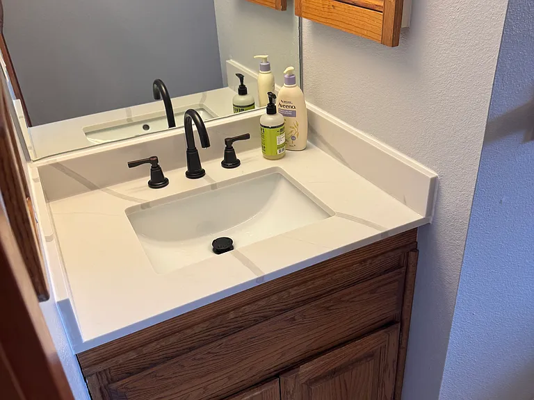 Master Bath (new sink and granite counter)