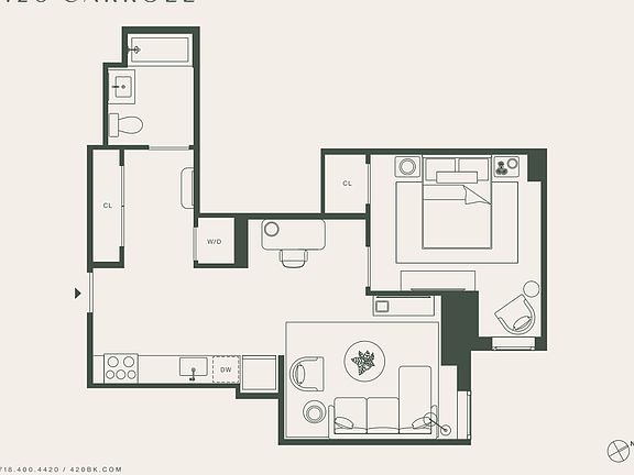 2nd image of 420 Carroll St #715