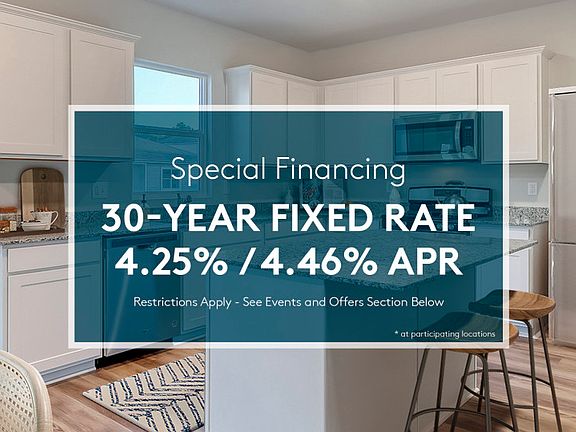 Special Financing 30-Year Fixed Rate 4.25 4.46 APR