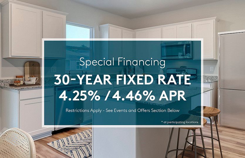 Special Financing 30-Year Fixed Rate 4.25 4.46 APR