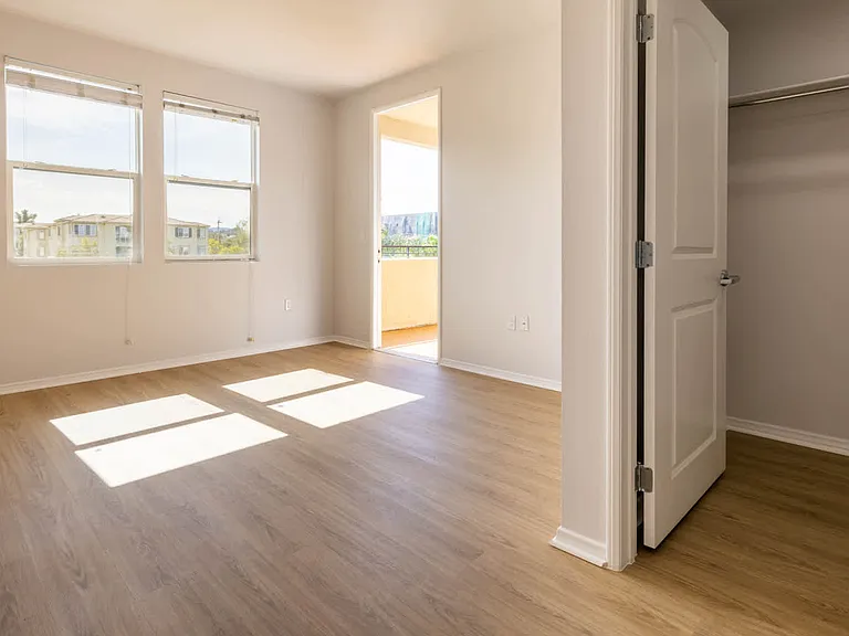 Bedroom with Hard Surface Flooring