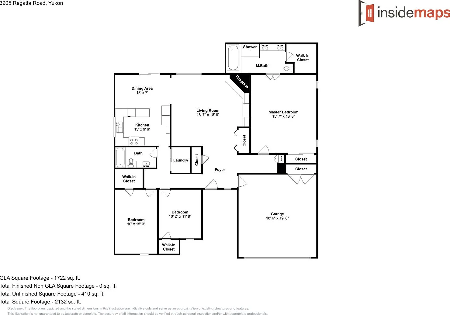 Large 3 Bedroom 2 Bathroom Home in Yukon Schools with Storm Shelter — Photo 3