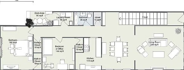 2 bed, 1.0 bath, 1250 sqft, $3,250 — Photo 3