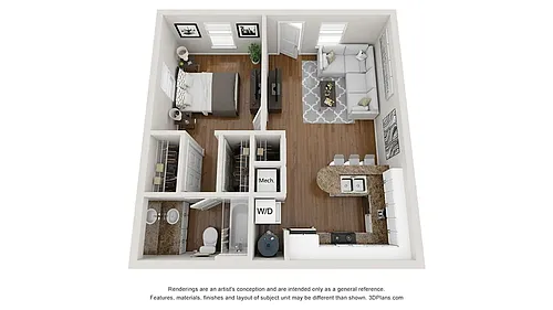 Floor plan The Carolina