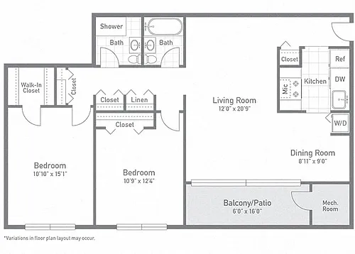 Floor plan The Holly