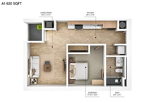 Floor plan A1