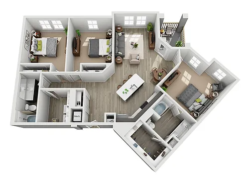 Floor plan C1