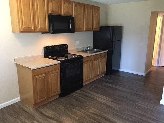 unit with wood floors