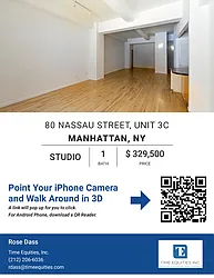 Rented by Time Equities, Inc.