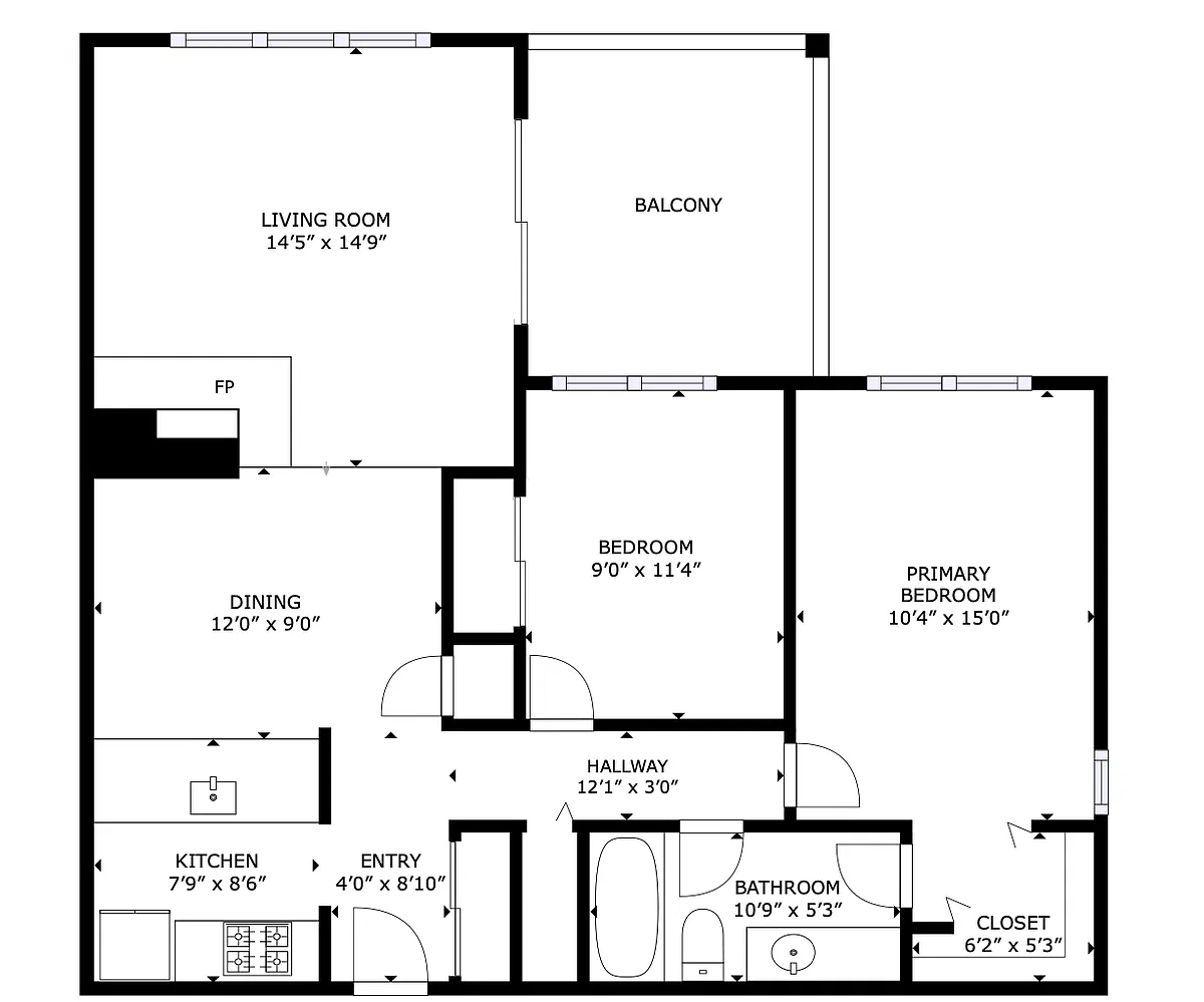 Floor plan 2X1