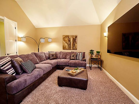 Large media room, perfect for movie nights