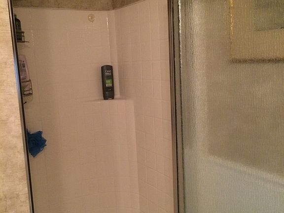 Walk in shower in Master