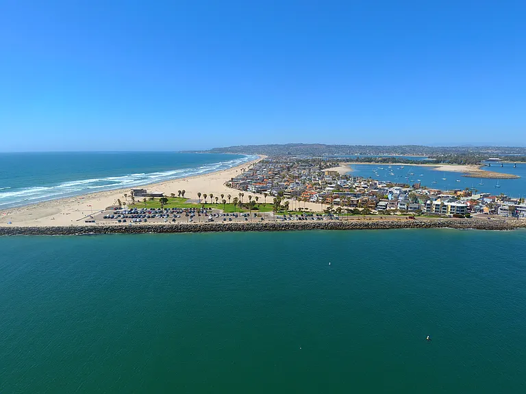 Drone Pic of South Mission Beach