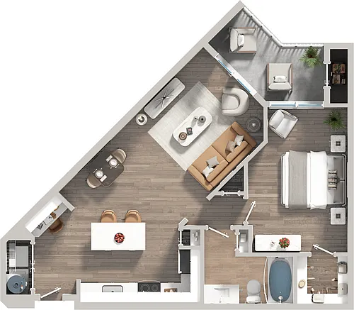 Floor plan Ray - Renovated