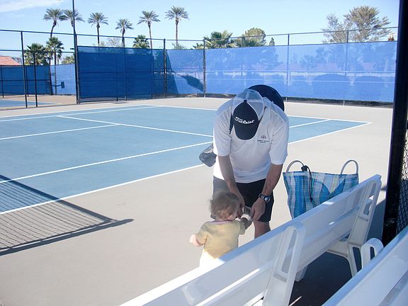 Tennis Courts in Complex