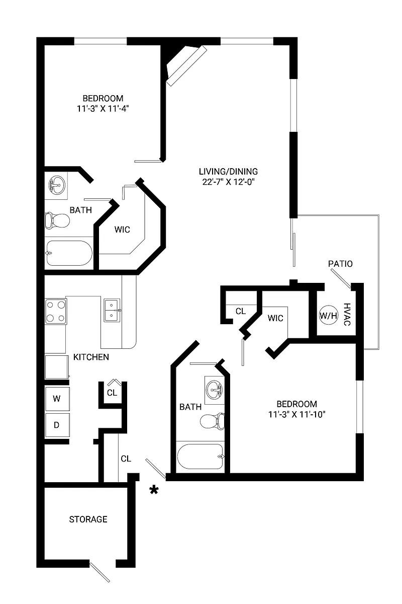 Floor plan Pikes
