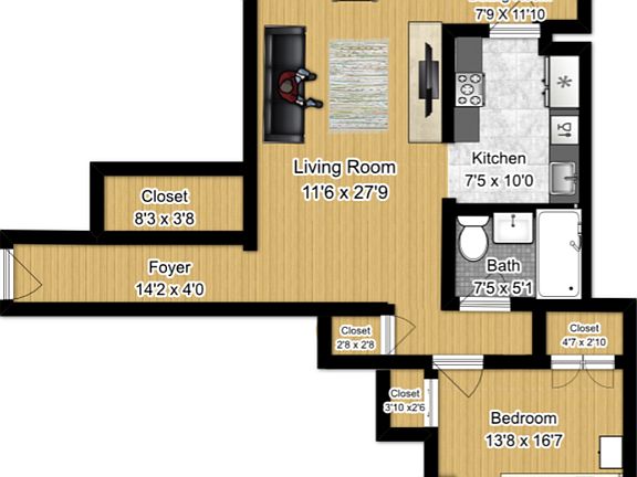 3rd image of 177 E Hartsdale Ave APT 6L