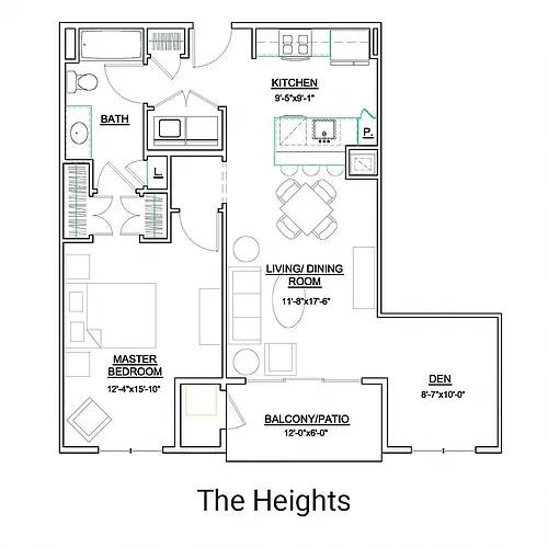 Floor plan Tatamy I