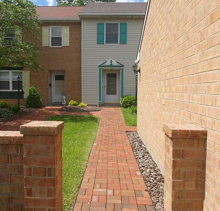 A welcoming new brick walkway